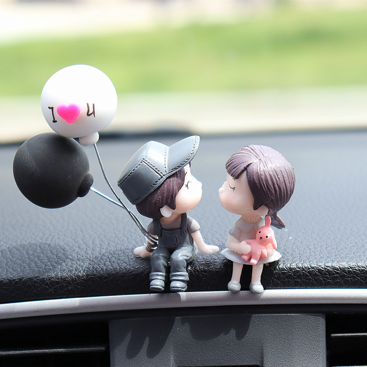 Lindo regalo para niñas, decoración de coche de pareja, decoración de coche, pastel, decoración de escritorio de oficina en el hogar