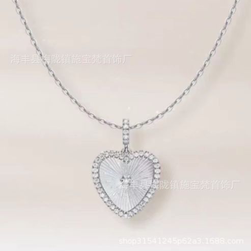[新品]HEFANG何方珠宝贝母甜心锁骨链项链轻奢高级配饰女批发|undefined