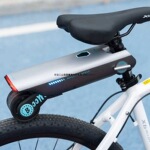 自行车改装电动助力器加装电机套件山地车电动助力电单车碳钢车