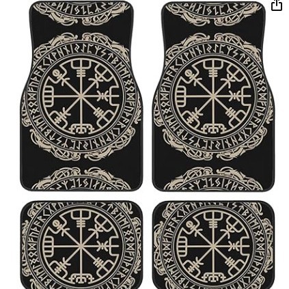 TEMU retro estilo nórdico alfombra de pie de coche alfombra de cuatro piezas tapete resistente a las manchas almohadilla de pie Amazon TEMU al por mayor