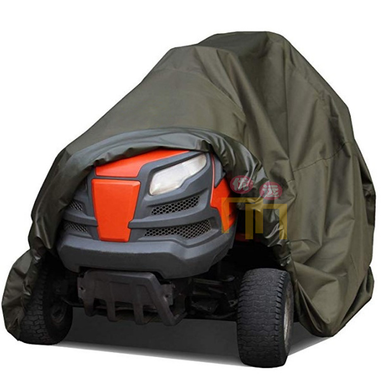 Amazon Cross-Border Outdoor 210D Oxford Cloth Silver-Coated Waterproof Lawn Mower Cover Tractor Dust Cover Weeder Cover