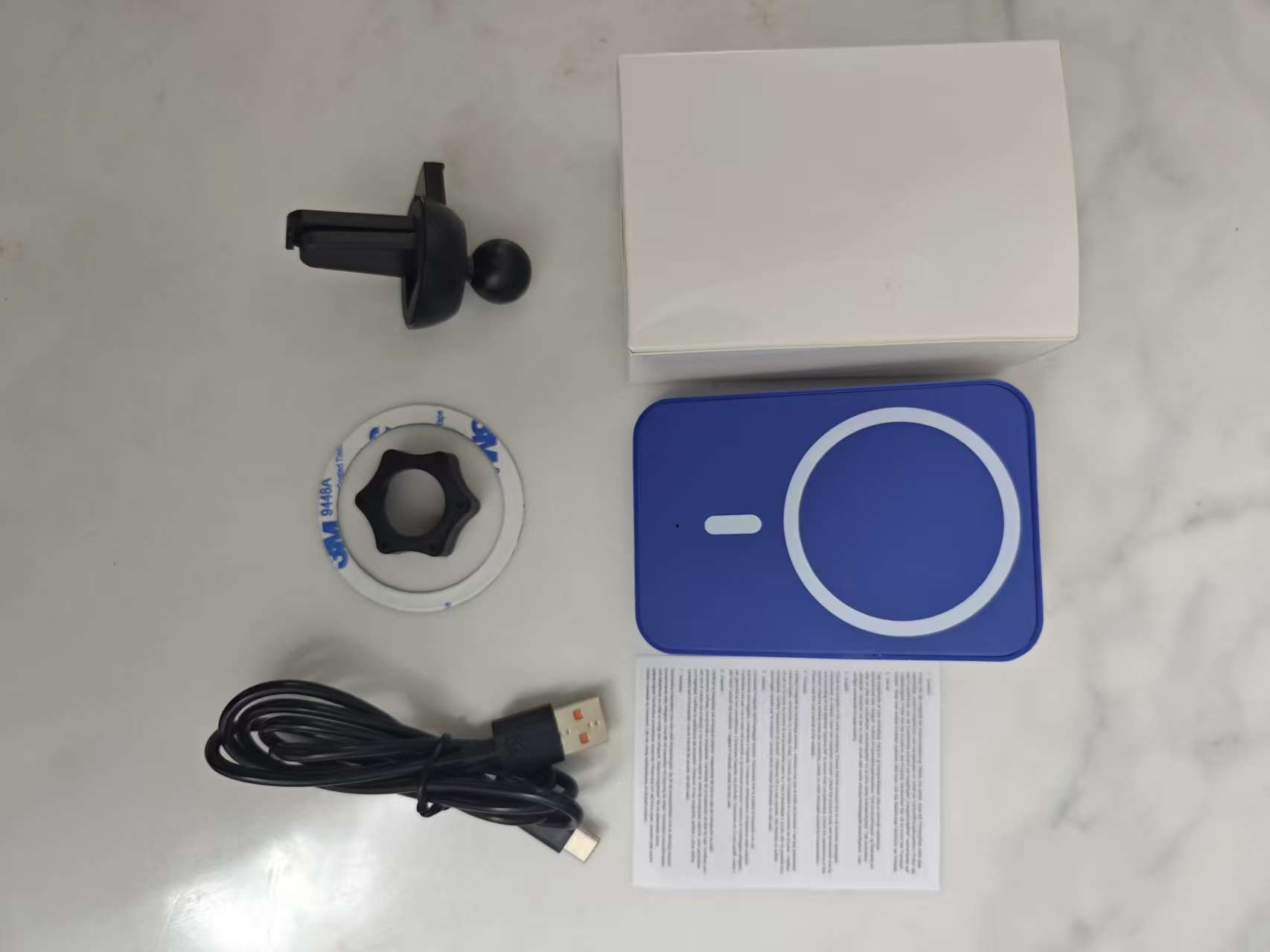 Cargador inalámbrico magnético para coche, compatible con teléfonos móviles Apple, soporte para salida de aire, soporte para teléfono móvil con carga inalámbrica