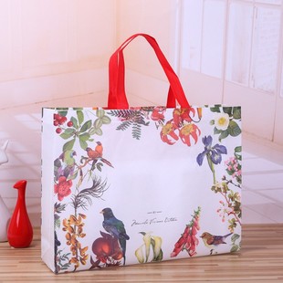 Takeaway Packaging Bag Handbag Personalized Colorful Non-Woven Handbag Logo Size Environmentally Friendly Bag Shopping Bag