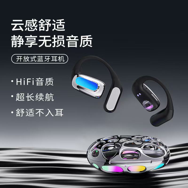クロスボーダーカスタムN62耳掛け式bluetoothイヤホン超安定防止落下防止低遅延長航続無線運動イヤホン|undefined