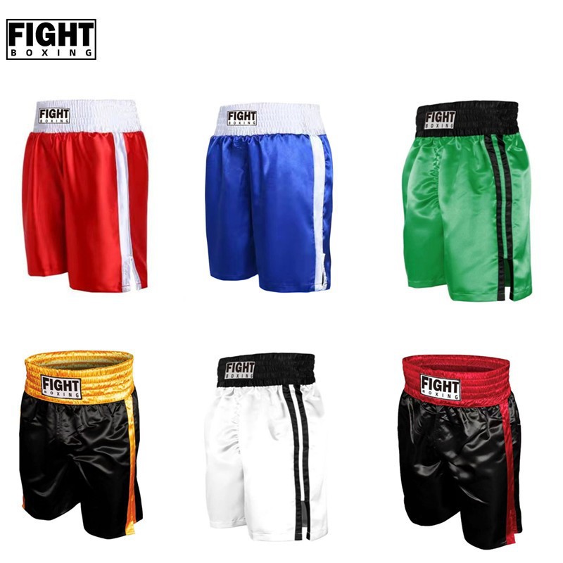 Cross-Border Boxing Pants Long Multi-Color Optional Mixed Martial Arts Boxing Pants Professional Sanda Men's and Women's Clothing Training