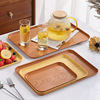 Imitation of oak wood grain home living room fruit tray rectangular dimmore disk fruit plate Shara plate hotel tea set tea tray