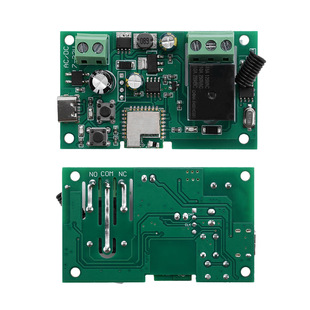 AC/DC7-32V/Type-C 5V 1-way WiFi remote control relay switch module is easy to connect APP