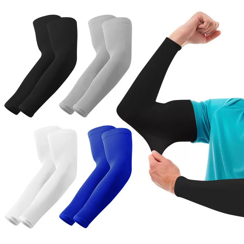 肤色加大号冰袖防晒袖套批发手臂护袖防紫外线隐形冰丝袖定制logo