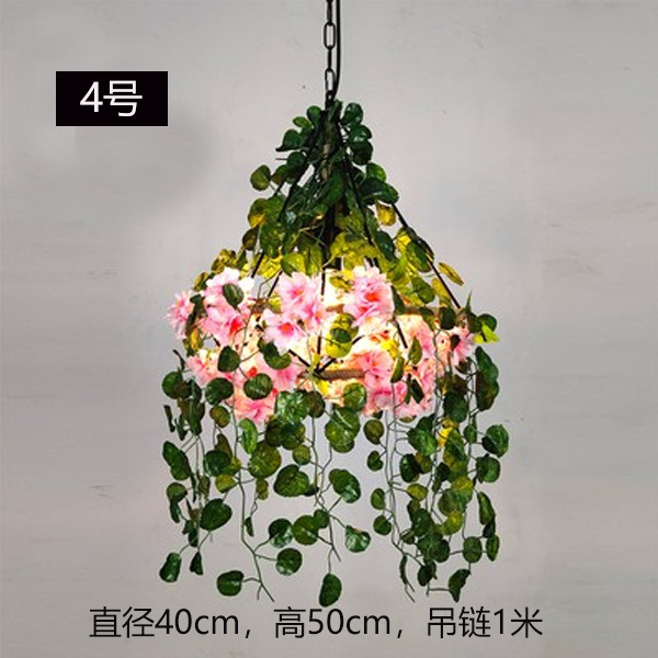 Lámpara Colgante Industrial para Plantas de Hierro Decorativa para Restaurante Bar y Cafetería