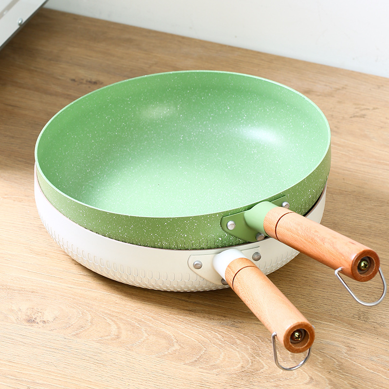 Food supplement medical rice stone pan pancake non-stick pan household steak frying pan omelette artifact induction cooker gas special