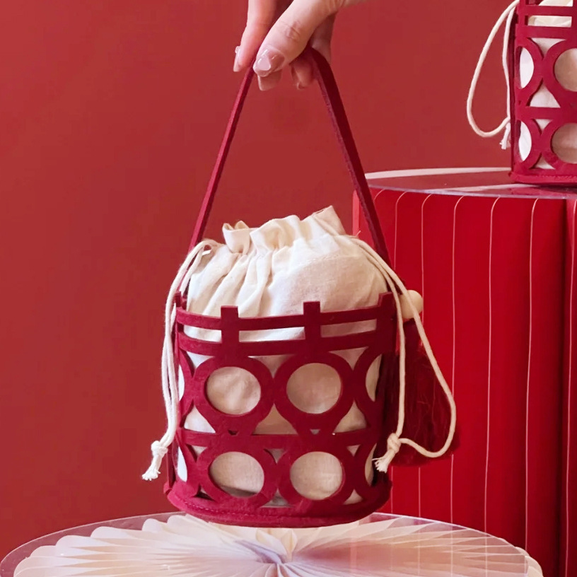 网红高级婚礼礼盒红色伴娘伴手礼高档新中式婚礼结婚回礼喜糖盒