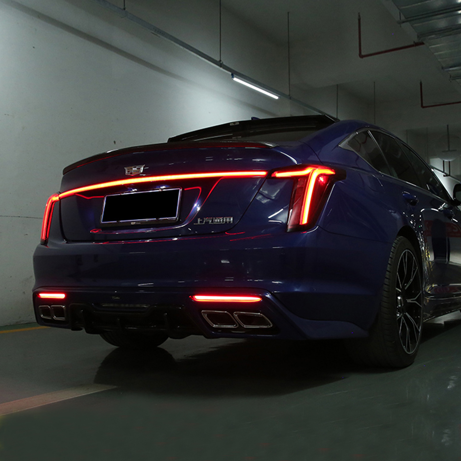 适用于凯迪拉克CT5改装饰后杠灯/贯穿式尾灯ct5后杠灯专用转向灯