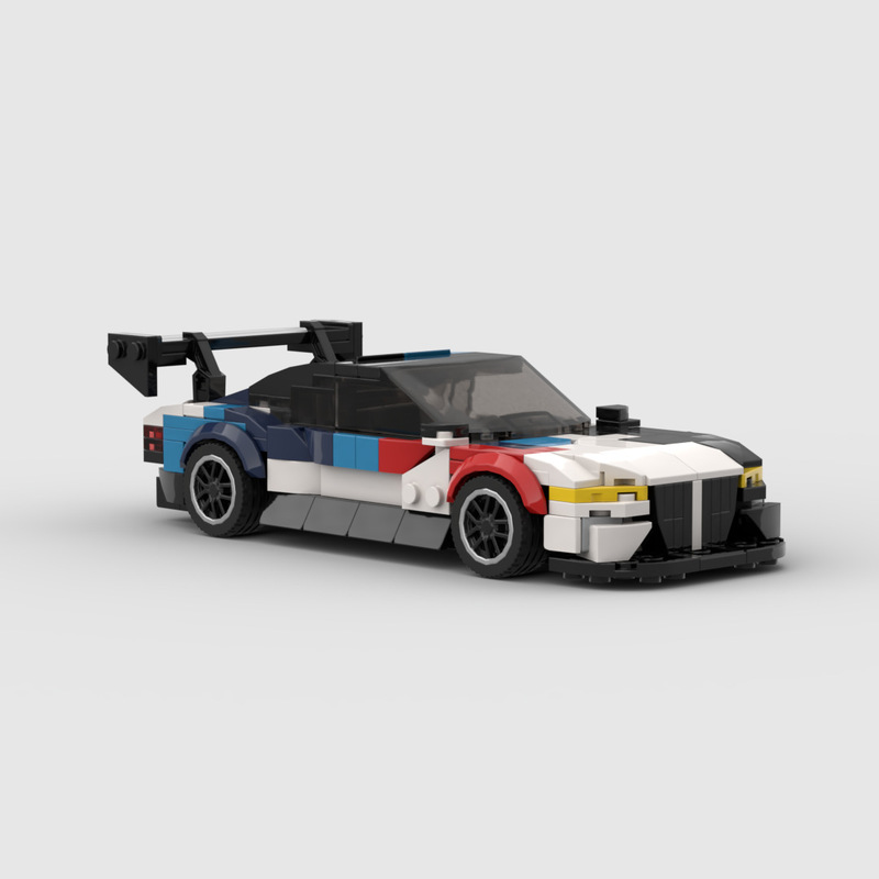 Moc Cross-Border Wholesale Racing Sports Car Bao Ma M4Gt3 Compatible with Lego Building Blocks Kidsren's Educational Toys Building