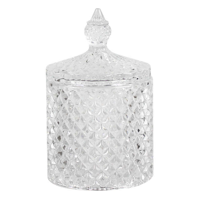 Creativo mongol bolsa de aromaterapia taza DIY vela con tapa sala de estar candelabro de soja frasco de vidrio en stock jar