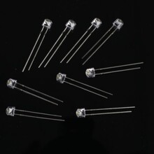 草帽型白光加齐纳灯珠4直插系列白发白光长脚led灯珠发光二极定制