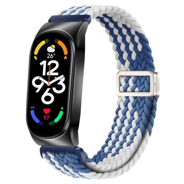 Blue and white - black shell