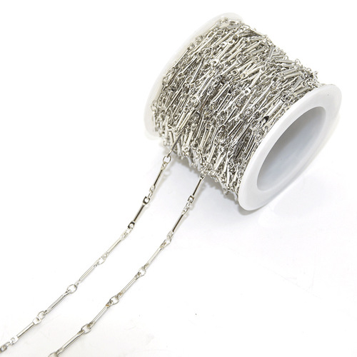 High-quality color-preserving copper-plated 14K real gold chain stick thin chain tassel necklace bracelet handmade DIY jewelry accessories