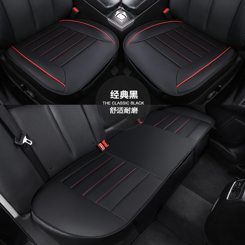 Universal – Seat cushion, seat cover Seat Fashion Four - classic-black-three-piece-set
