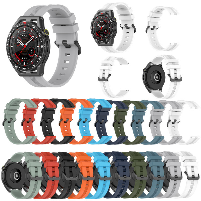 Suitable for TicwatchPro3/GTX/GTA/s2 Strip Pure Color Silicone Strap 2nd Generation Classic Yuedong 20MM Suitable for TicwatchPro3/GTX/GTA/s2 Strip Pure Color Silicone Strap 2nd Generation Classic Yuedong 20MM