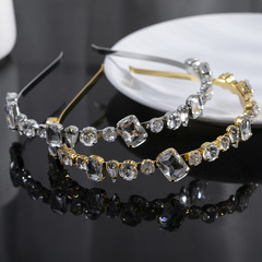 Korean Sweet Girl Hair Accessories Christmas Hair Band for Women Sparkling OL Style Headwear Headband with Diamond Accents Fine Version New Hair Clip