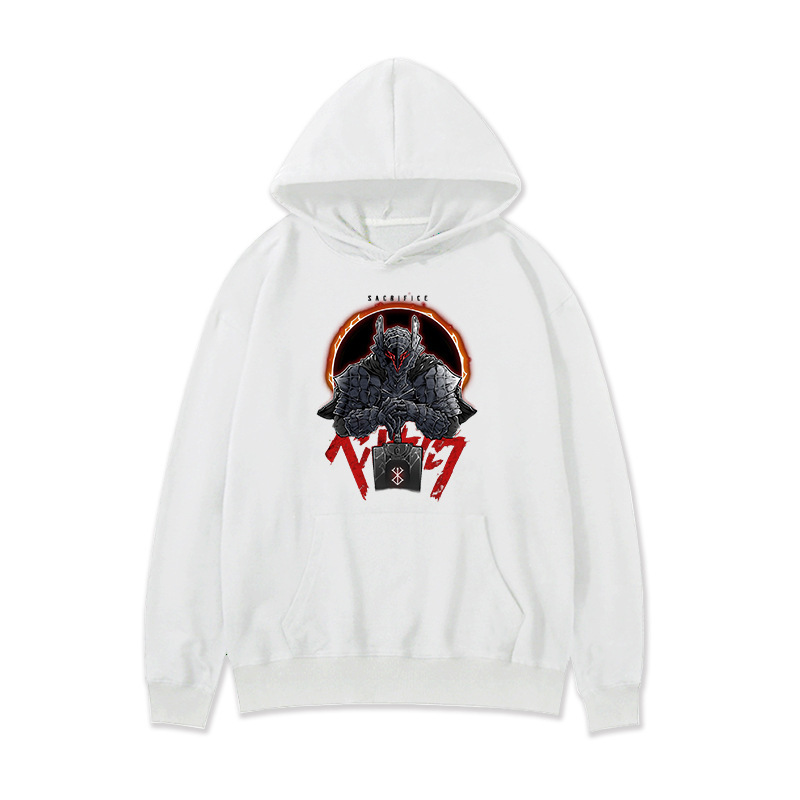 Swordwind Legend Anime Periférico Suéter con capucha Marca Warrior Segunda dimensión Sudadera con capucha suelta casual europea y americana