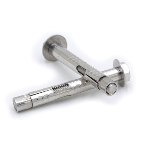 304 stainless steel expansion screw external hexagonal built-in pull-explosion ceiling bolt lifting internal expansion explosion gecko