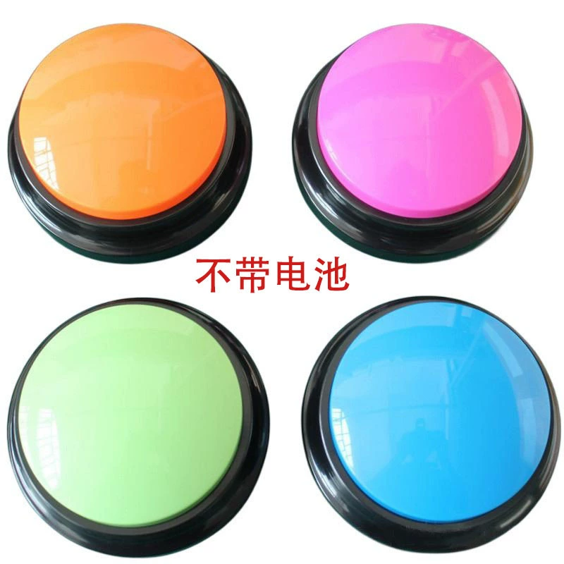 Кнопка для общения с питомцами, звуковой модуль для собак, игрушка для дрессировки, устройство для записи звука, универсальное для кошек и собак, может использоваться для взаимодействия.