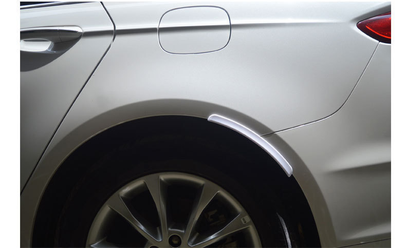 Car Rubber Anti-Collision Strips, Punch-Free Adhesive Wheel Eyebrow Anti-Collision and Anti-Scratch Strips, Car Universal Exterior Decorative Strips