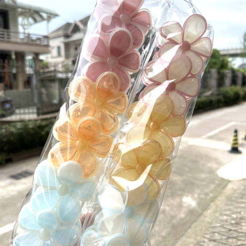 Amazon pintura de goma pinza de pelo grande tamaño pequeño y mediano horquilla de color sólido pinza de pelo dos yuanes tienda supermercado accesorios para el cabello accesorios para la cabeza Accesorios