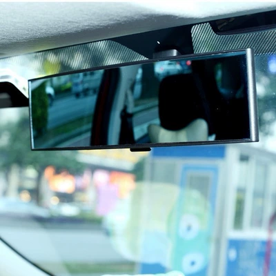 Curved Blue Mirror, Large field of view rear view auxiliary mirror