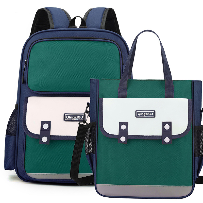 Mochilas escolares para niños con logotipos impresos personalizados, mochilas para estudiantes de primaria, mochilas escolares para mujeres, bolsos cruzados, instituciones de formación con buena apariencia