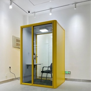 Sailence Soundproof Room Silent Booth Double Phone Booth Ventilation Eco-Friendly Silent Cabin Conference Room Interview Booth Nursing Cabin