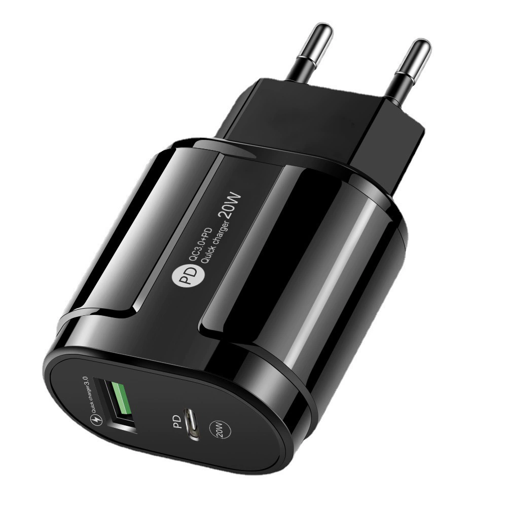 Новый макаронный цвет PD-подзарядка USB+PD быстрая зарядка электрическая головка A+C двойной порт адаптер для мобильного телефона