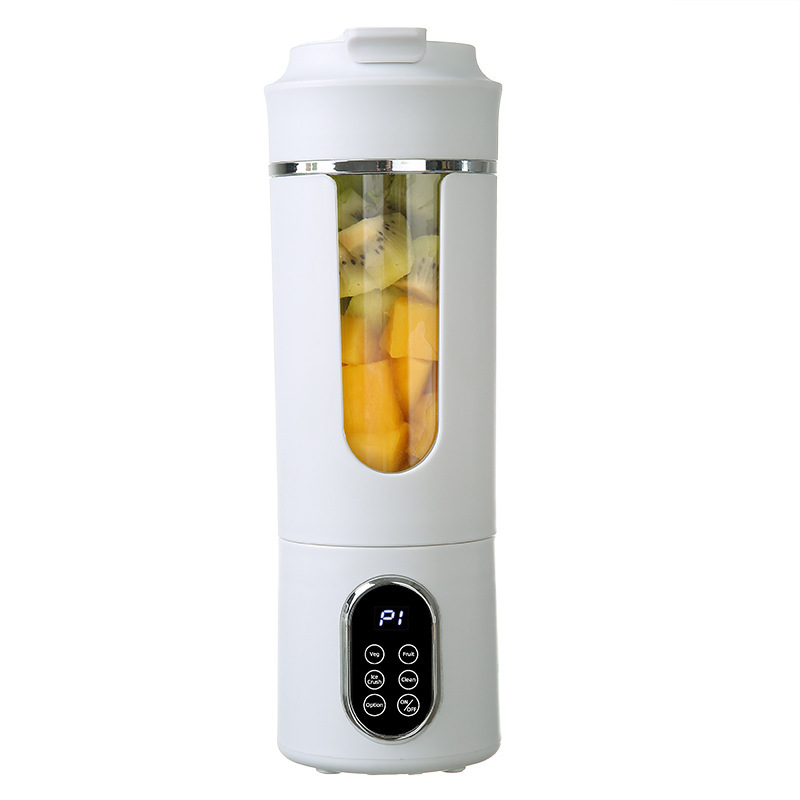 Nuevo exprimidor de jugo transfronterizo casero taza de exprimidor de jugo de hielo triturado USB carga portátil taza de jugo al aire libre 12 cuchillos