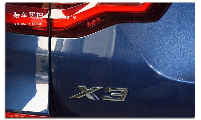 Suitable for Old Bmw X Series and Gt Series Tailgate Lettering, X1 X3 X4 X5 X6 Gt Lettering Modification Trunk Sticker