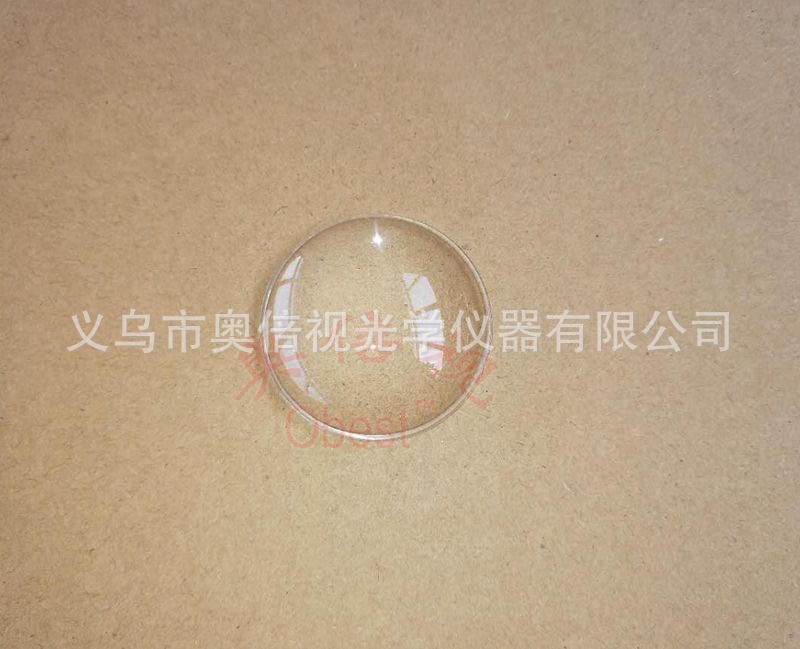 光学透镜PMMA VR  3D 放大镜镜片直径40mm平凸透镜亚克力镜片