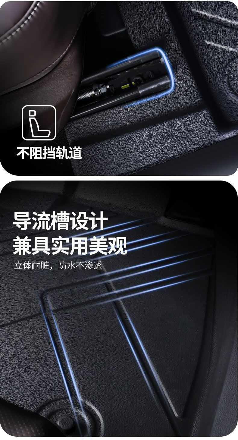 Car Floor Mats Custom Fit for All Car Models, Odorless, Non-Slip