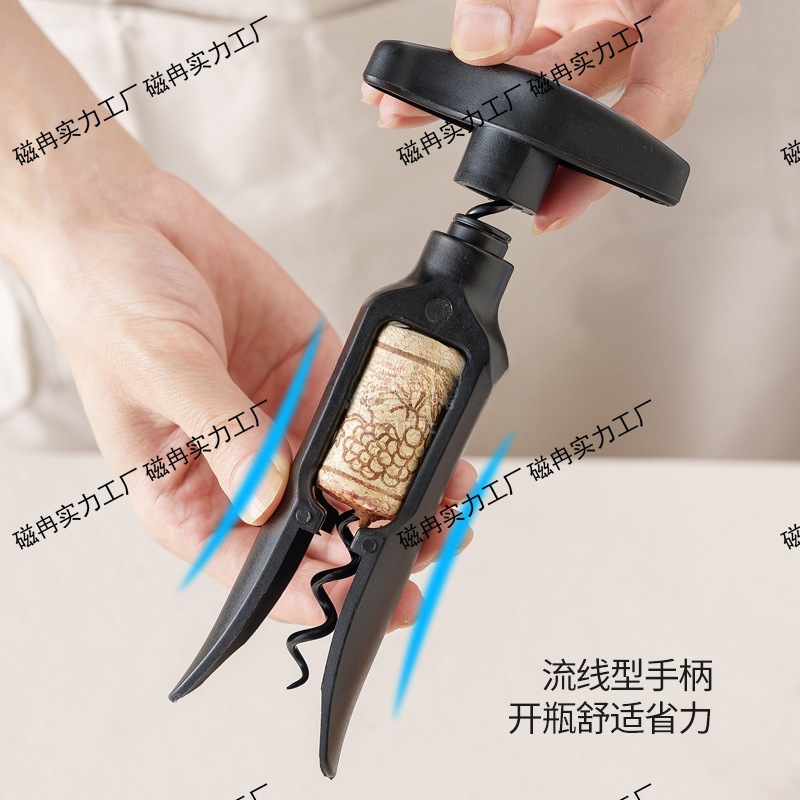 Abridor de botellas de vino tinto doméstico multifuncional para abrir botellas de vino manual, operador simple