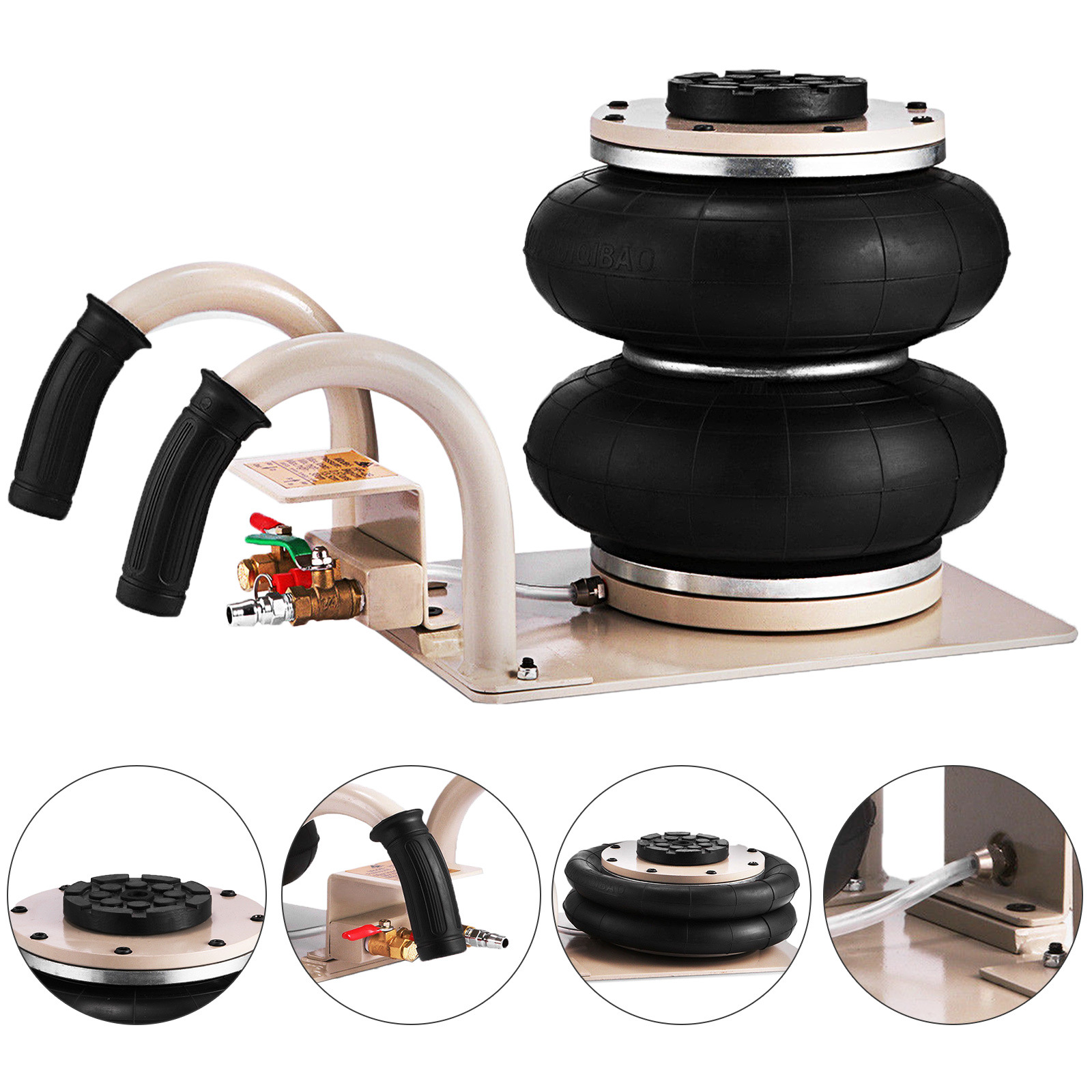 新款2包充气千斤顶手动省力便携千斤顶2.5吨位千斤顶路边换胎工具