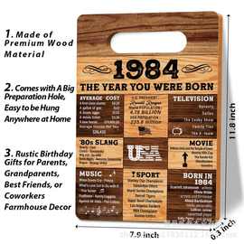 跨境创意木质工艺品门牌家居挂件矩形标志创意装饰牌创意砧板