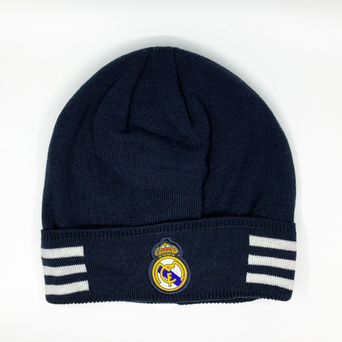 Football team logo plush cold hat Barça Real Madrid Paris Chelsea Juventus AC fans winter warm knitted hat