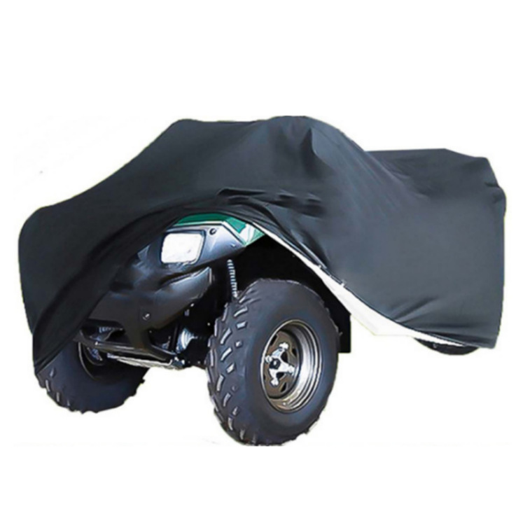 190t Polyester Taffeta Beach Vehicle Cover, All-Terrain Atv Cover, Sun Protection and Rain Protection, Black/Camouflage/Silver