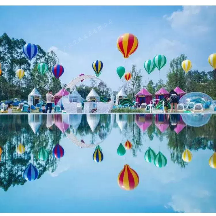 天空之镜网红打卡拍照平台搭建旅游景区天空之镜