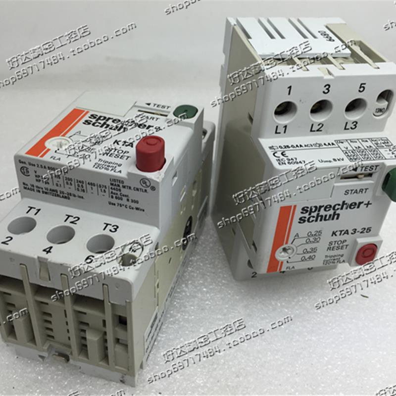 A013*Sprecher+Schuh马达保护断路器 KTA3-25  0.25