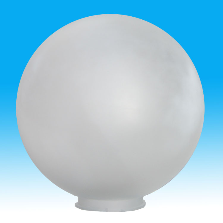 야외 칼럼 헤드 램프 볼 그늘 프로스트 반투명 줄무늬 모래 방수 벽 램프 그늘