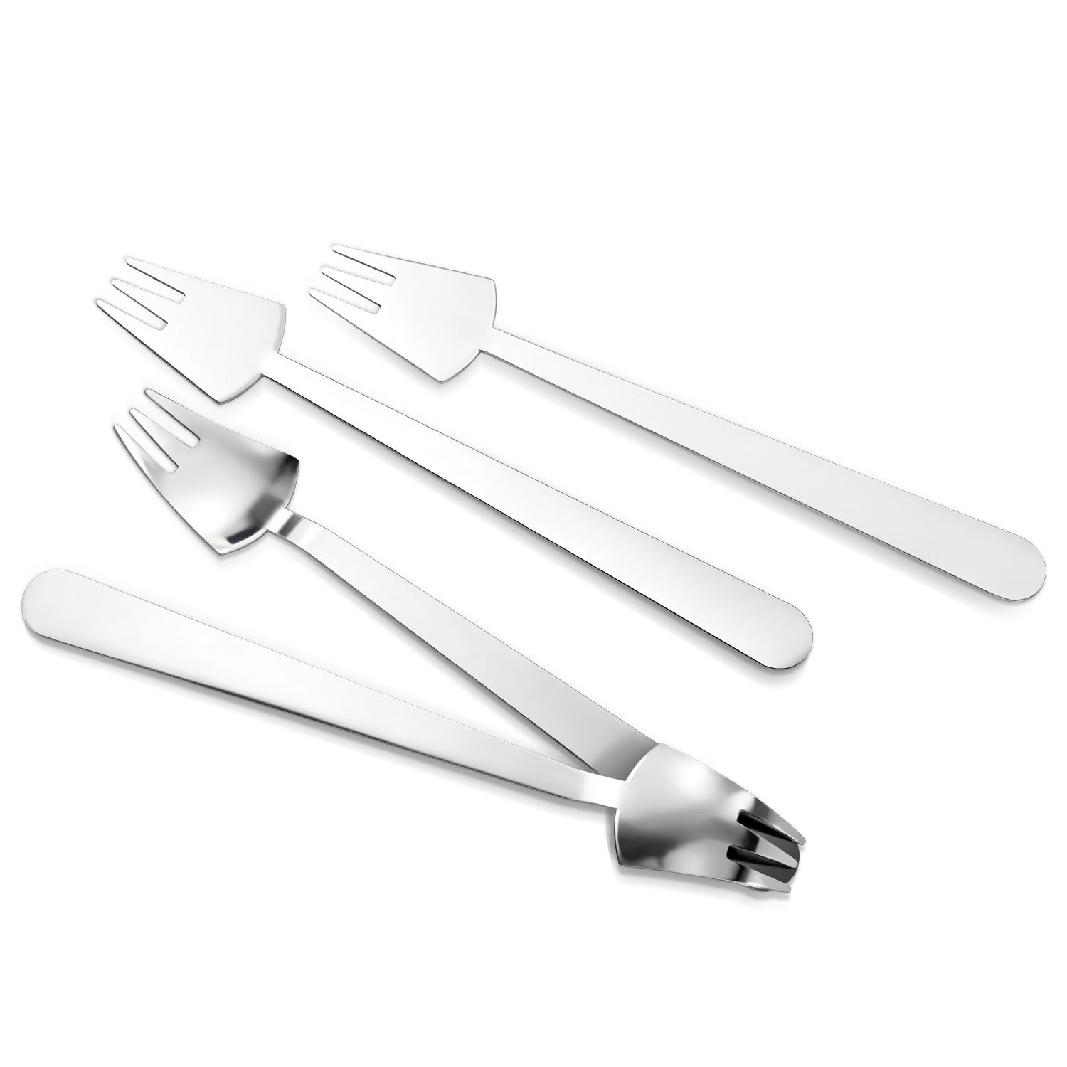 Nuevos cubiertos portátiles de acero inoxidable 304 más cucharas de horquilla para una persona para almacenar cubiertos image 5