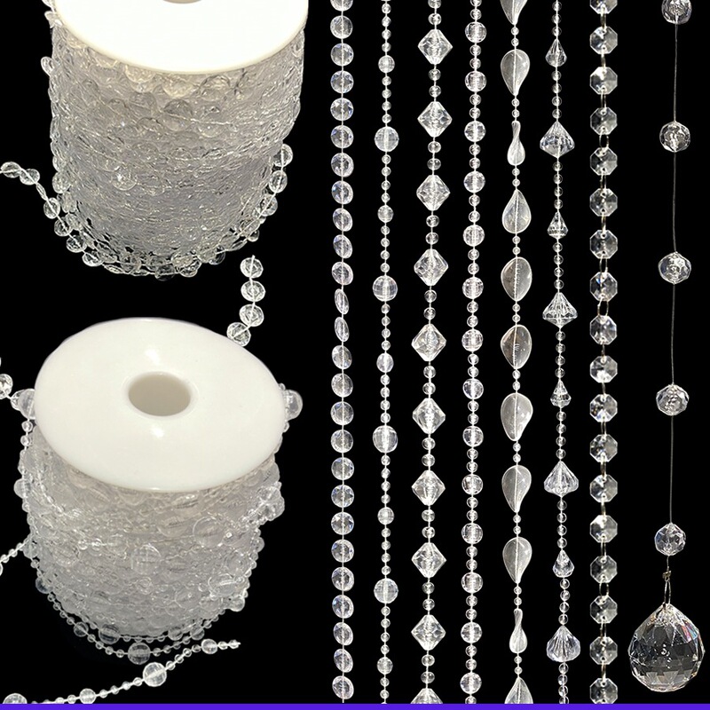 Acrylic Bead Curtain String Curtain Wedding Decoration Crystal Bead String Wedding Venue Ceiling Decoration Door Curtain Partition Curtain Acrylic Bead Curtain String Curtain Wedding Decoration Crystal Bead String Wedding Venue Ceiling Decoration Door Curtain Partition Curtain