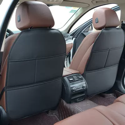 Suitable for Car Seat Back Chair back anti-kick pad - seat-anti-kick-pads-black-2-pieces