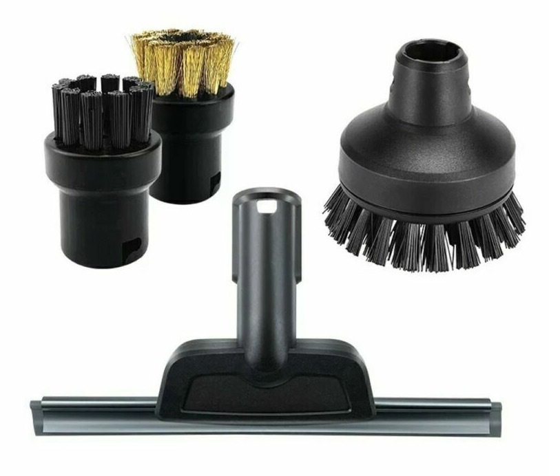 Adecuado para accesorios de vapor Karcher Kach, trapo, trapo, accesorios de vapor Karcher, cepillo redondo pequeño, cepillo de cobre
