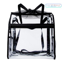 透明PVC手提袋跨境双肩背包 便携旅行洗漱收纳包束口沙滩包化妆包